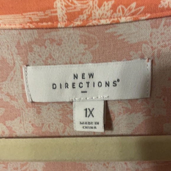 NEW DIRECTIONS TOP SIZE 1X - Picture 3 of 3
